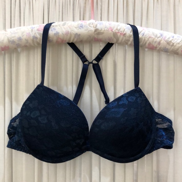 EUC La Senza * 32B * The Show Off * Navy Bra